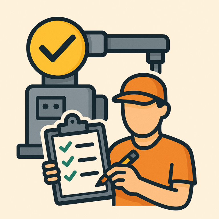 Checklista do sprawdzenia maszyn